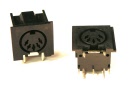 din connector 5 polig female print